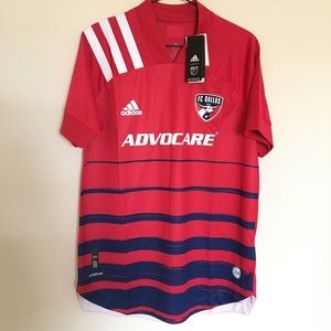 Adidas FC Dallas Authentic Soccer Jersey EH8694 Size Medium
